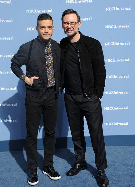 Rami Malek and Christian Slater