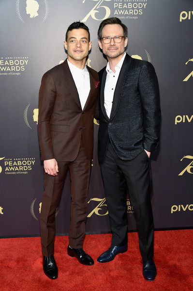 Rami Malek and Christian Slater