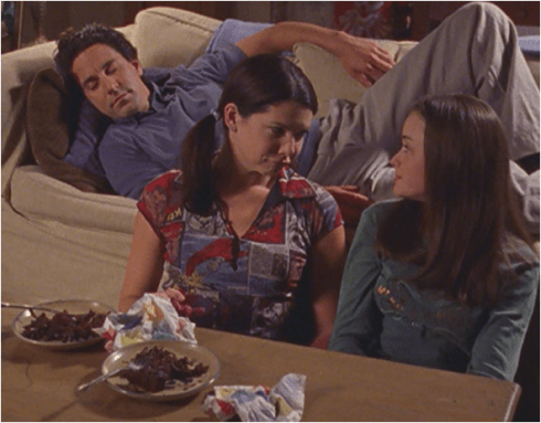 Gilmore Girls 2.03 Rory, Lorelai, Max