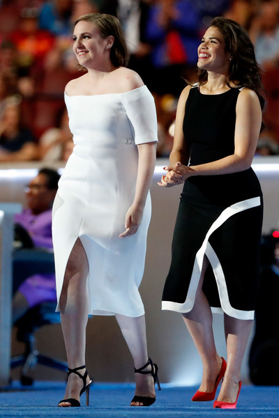 Lena Dunham and America Ferrera